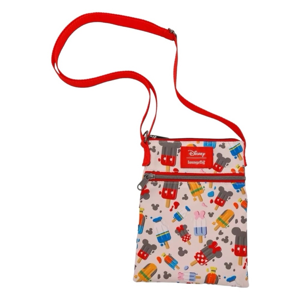 NEW Loungefly Disney Mickey Mouse & Friends Popsicle Crossbody Bag Purse